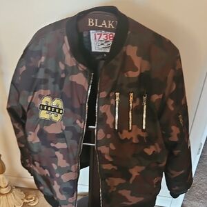Camo Bomber Jacket for Men